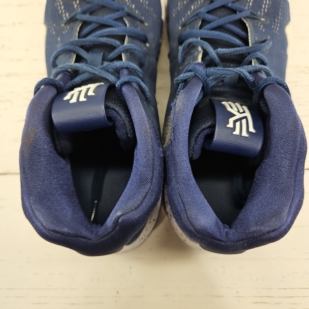 Nike Kyrie 4 Midnight Navy Blue 2018 Size‎ 10.5 Basketball Shoes AV2296-402 - Picture 7 of 14